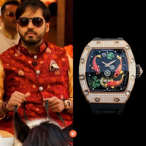 anant ambani watch collection|anant ambani richard mille watch.